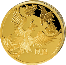 1/4 Unze Gold Feng Shui Phoenix 2016 (Auflage: 888 | Polierte Platte)