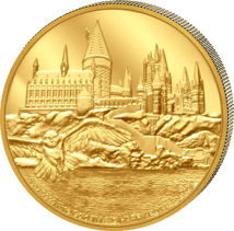 1 Unze Gold Harry Potter Classic Schloss Hogwarts 2020 (Auflage: 250 | Polierte Platte)