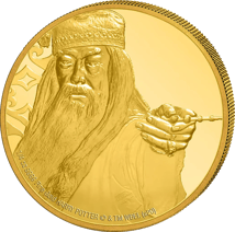 1/4 Unze Gold Harry Potter Classic Albus Dumbledore 2020 (Auflage: 500 | Polierte Platte)