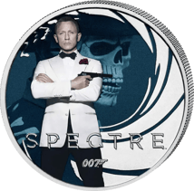 1/2 Unze Silber James Bond 007 Spectre 2022 (Auflage: 12.007 | Polierte Platte | coloriert)