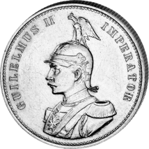 Silber Rupien Satz Deutsch-Ostafrika (1891-1914)