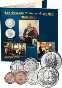 Münzsatz der Kaiserzeit unter Wilhelm I. (1871-1888)