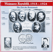 Münzsatz der Weimarer Republik (1. Ausgabe: 1918-1924)