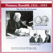 Münzsatz der Weimarer Republik (2. Ausgabe: 1924-1933)
