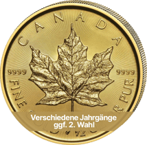 1/2 Unze Gold Maple Leaf (Diverse Jahrgänge | ggf. 2. Wahl)