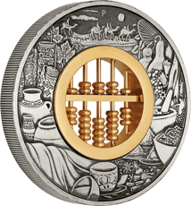 2 Unzen Silber Abakus 2019 (Auflage: 2.500 | Antik Finish)