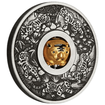 1 Unze Silber Lunar III Jahr des Tigers 2022 (Auflage: 3.000 | Antik Finish)