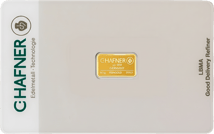 0,5 g Goldbarren C. Hafner