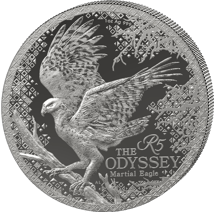 1 Unze Silber Odyssey of the Sky Martial Eagle 2026 (Auflage: 5.000 | Polierte Platte)