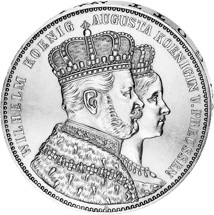 Silber Gedenksatz Wilhelm I. Erster Deutscher Kaiser