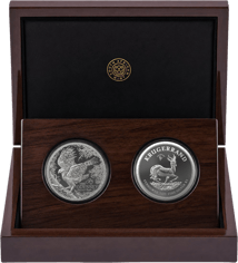 Silber Odyssey of the Sky & Krügerrand Privy Mark Set 2026 (Auflage: 1.000 | Polierte Platte)
