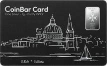 1g Silver Heimerle und Meule Malta Minted Bar CoinCard