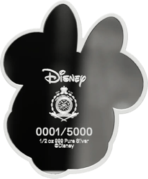 1/2 Unze Silber Disney Iconic Expressions Minnie Mouse 2026 (Auflage: 5.000 | Polierte Platte)