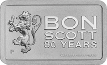 Bon Scott 80. Geburtstag 2026 – 10g Silberbarren (Auflage: 5.000 | Prägefrisch)