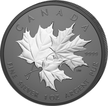 1 Unze Silber Elegant Triple Maple Leaf 2026 (Auflage: 7000 | Matte Proof | Rhodium)