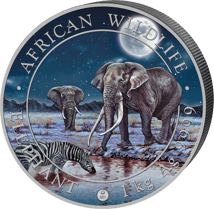 1 kg Silber Somalia Elefant Giant Moon 2026 (Auflage: 100)
