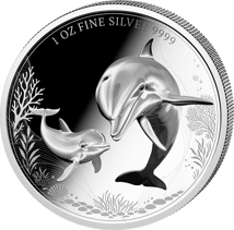 1 Unze Silber Australischer Delfin 2026 (Auflage: 1.000 | Polierte Platte)
