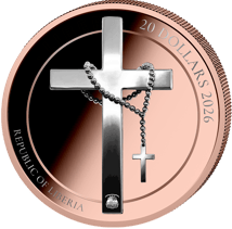 1 Unze Silber Mutter Maria (Auflage: 100 | Rosé teilvergoldet)