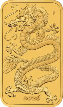 1 Unze Goldbarren Drache 2026 (Auflage: 8.888)