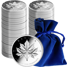 50 x 1/50 Unze Silber Triple Maple Leaf 2026