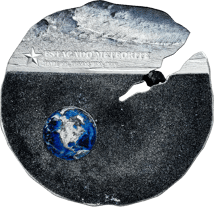 1/2 Unze Silber Meteoriteneinschlag Estacado 2019 (Auflage: 2.500 | Silk Finish)