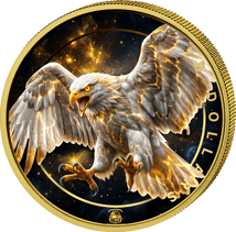 1 Unze Silber Weißer Adler 2026 (Auflage: 100 | teilvergoldet)