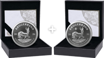 Silber Krügerrand 2026 Polierte Platte Duett (Polierte Platte | Privy Mark)