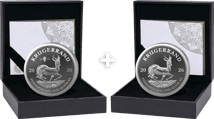 2 Unze Silber Krügerrand 2026 Polierte Platte Duett (Polierte Platte | Privy Mark)