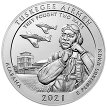 5 Unzen Silber Tuskegee Airmen National Historical Park 2021