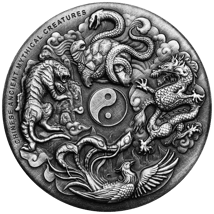 2 Unzen Silber Mythical Creatures 2016 (Auflage: 1.500 | Antik Finish)