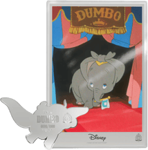 1 Unze Silber Münznote Disney Dumbo 2026 (Auflage: 1.000 | Polierte Platte)