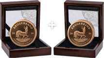 2 Unze Gold Krügerrand Prestige Duo 2026 (Polierte Platte | Piedfort)