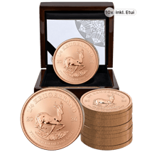 10 x 1/4 Unze Gold Krügerrand Reverse Proof 2026 (Auflage: 500 | Polierte Platte Motiv)