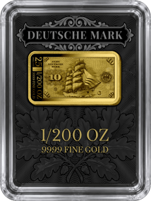 10 Deutsche Mark Banknote Gold Minted Bar (Mintage: 1,000 | Old Design | Proof)