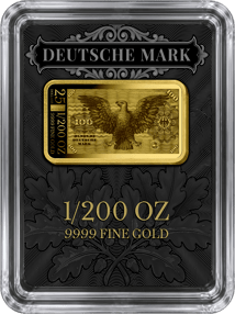 100 Deutsche Mark Banknote Gold Minted Bar (Mintage: 1,000 | Old Design | Proof)