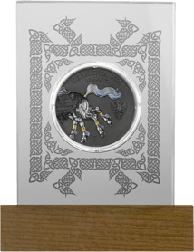 2 Unze Silber Germania Beasts Sleipnir 2026 (Auflage: 999 | Antik Finish | Ruthenium | UV Effekt | teilvergoldet)
