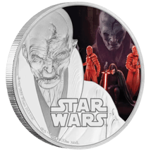 1 Unze Silber Star Wars The Last Jedi Supreme Leader Snoke 2017 (Auflage: 10.000 | Polierte Platte)