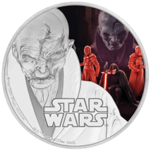 1 Unze Silber Star Wars The Last Jedi Supreme Leader Snoke 2017 (Auflage: 10.000 | Polierte Platte)