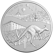 1 Unze Silber RAM Känguru Bush Capital 2025 (Auflage: 10.000)