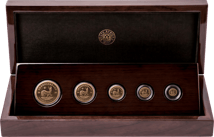 Krügerrand 5 Goldmünzen Fractional Set Willy Brandt Privy Mark 2026 PP (Auflage: 30 | Polierte Platte)