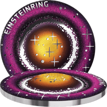 22,42 Gramm Silber Schönheit des Universums - Einsteinring 2025 (Auflage: 30.000 | Polierte Platte)