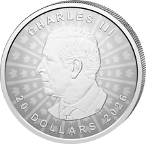 1 Unze Silber Maple Leaf 2026 (Auflage: 11.000 | Ultra High Relief| Reverse Proof)