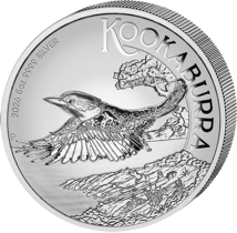 5 Unze Silber Australian Kookaburra 2026 (Auflage: 500 | Incused | Polierte Platte)