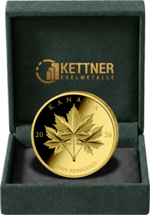 1g Gold Triple Maple Leaf 2026 (Auflage: 1.000 | Polierte Platte)