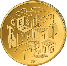 1/4 Unze Gold 50 Euro Deutsches Handwerk Gestaltung 2026 (Auflage: 33.100 | diverser Buchstabe)