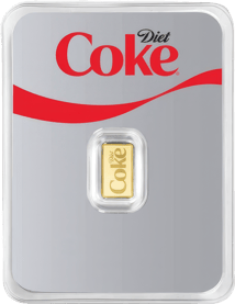 1g Goldbarren PAMP Love Coca Cola Diet Coke