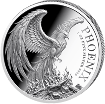 1 Unze Silber Phönix 2026 (Auflage: 1.000 | Polierte Platte)