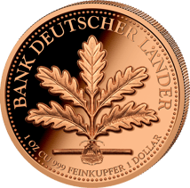 1 Unze Kupfer Pfennig 2026 (Auflage: 5.000 | Polierte Platte)