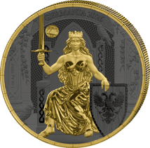 1 Unze Silber Germania ANA Edition 2026 (Auflage: 500 | Ruthenium | Teilvergoldet)