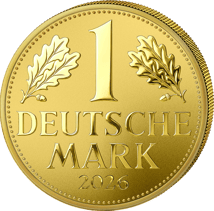 0,5g Gold Deutsche Mark 2026 (Auflage: 1.000 | Reverse Proof)